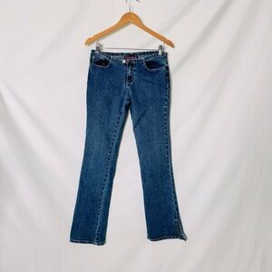 Vintage Y2K Bubblegum Ultra Low Rise Flared Jeans - No Waistband